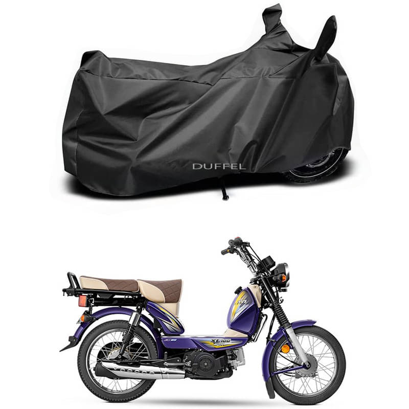 DUFFEL Bike Body Cover for TVS TVS XL100 Heavy Duty i Touch BS6 ( Pack of 1 ) , Black DUFFEL Bike Body Cover for TVS TVS XL100 Heavy Duty i Touch BS6 ( Pack of 1 ) , Black