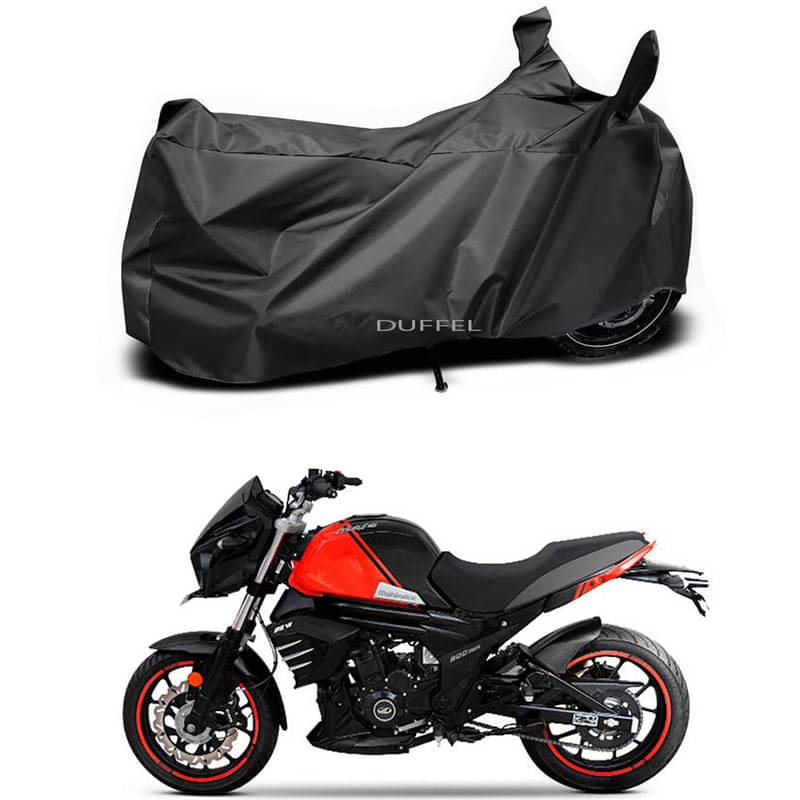 DUFFEL Bike Body Cover for Mahindra Mahindra Mojo 300 ( Pack of 1 ) , Black DUFFEL Bike Body Cover for Mahindra Mahindra Mojo 300 ( Pack of 1 ) , Black