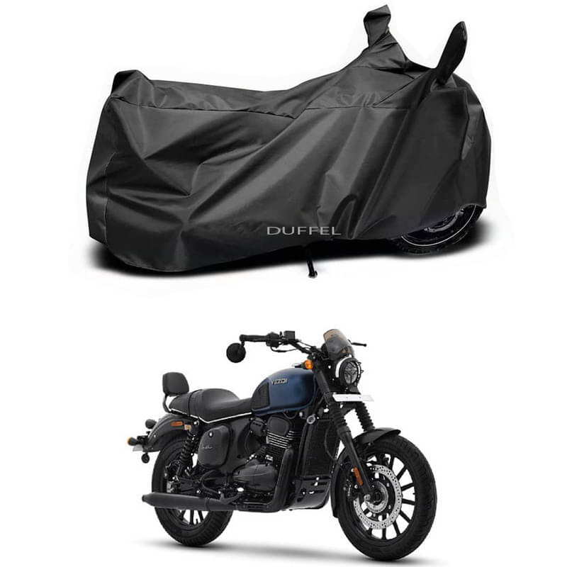     			DUFFEL Bike Body Cover for Yezdi Yezdi Roadster Steel ( Pack of 1 ) , Black