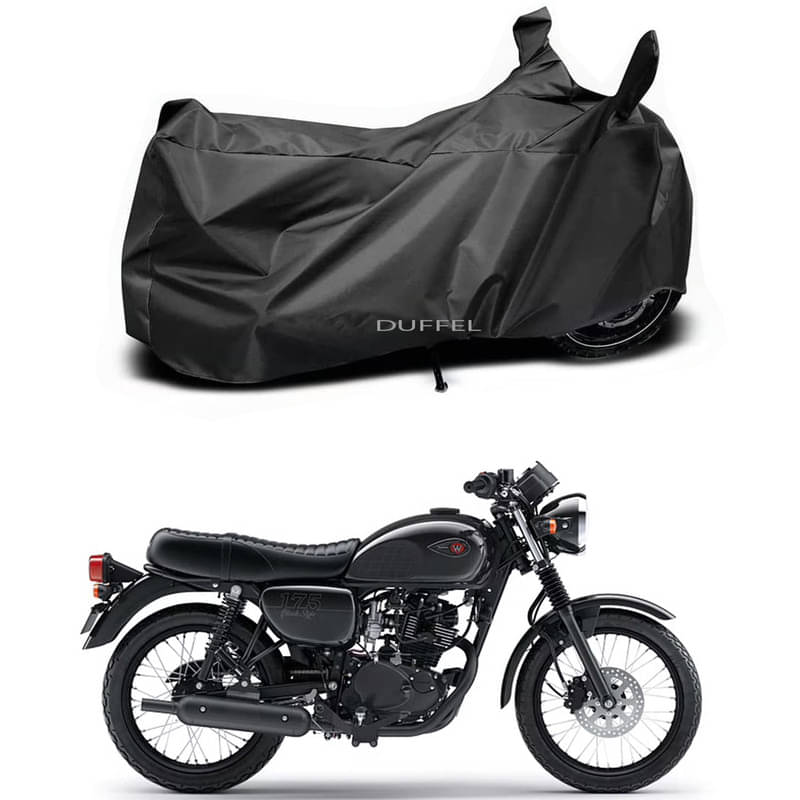 DUFFEL Bike Body Cover for kawasaki KawasaW175 STD ( Pack of 1 ) , Black DUFFEL Bike Body Cover for kawasaki KawasaW175 STD ( Pack of 1 ) , Black