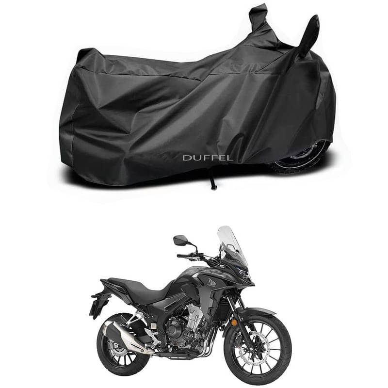 DUFFEL Bike Body Cover for Honda Honda CB500X STD ( Pack of 1 ) , Black DUFFEL Bike Body Cover for Honda Honda CB500X STD ( Pack of 1 ) , Black