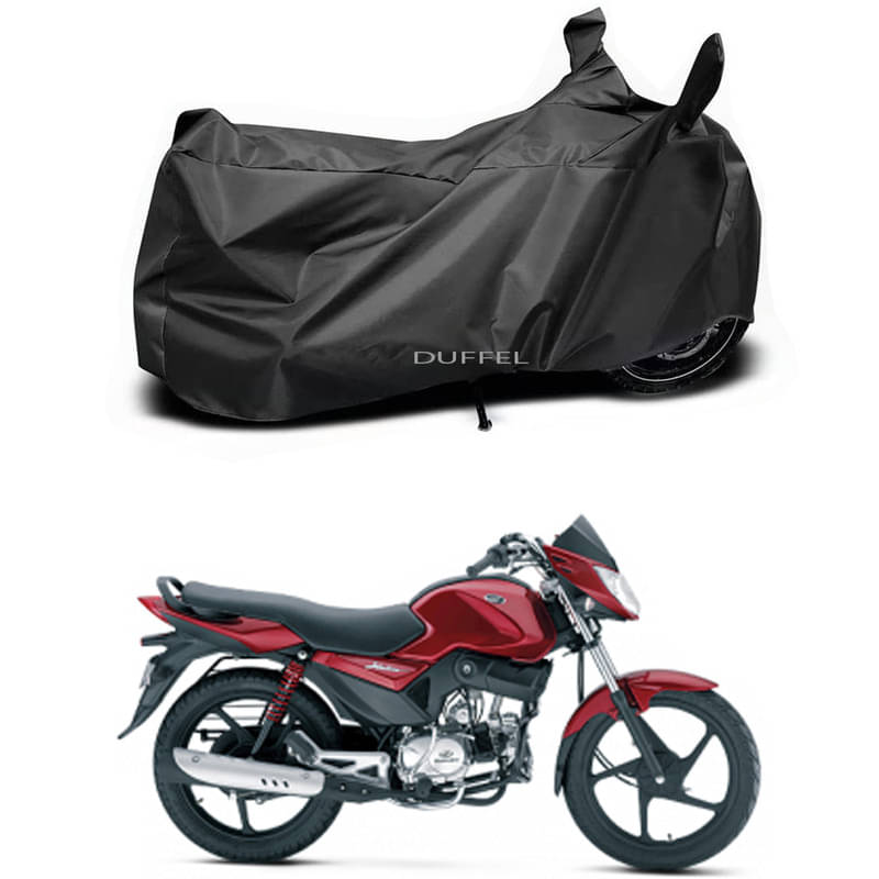 DUFFEL Bike Body Cover for Mahindra Mahindra Stallio 110 ( Pack of 1 ) , Black DUFFEL Bike Body Cover for Mahindra Mahindra Stallio 110 ( Pack of 1 ) , Black