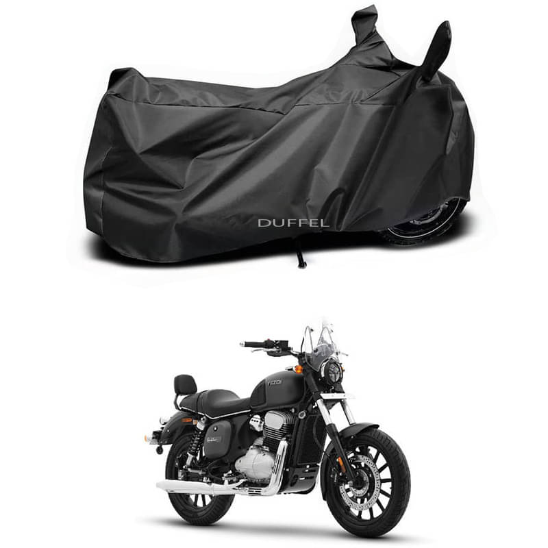     			DUFFEL Bike Body Cover for Yezdi Yezdi Roadster Smoke ( Pack of 1 ) , Black