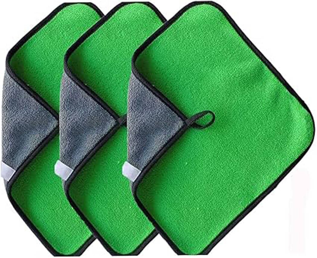     			Etradezone Multicolor 800 GSM Microfiber Cloth For Automobile ( Pack of 2 )