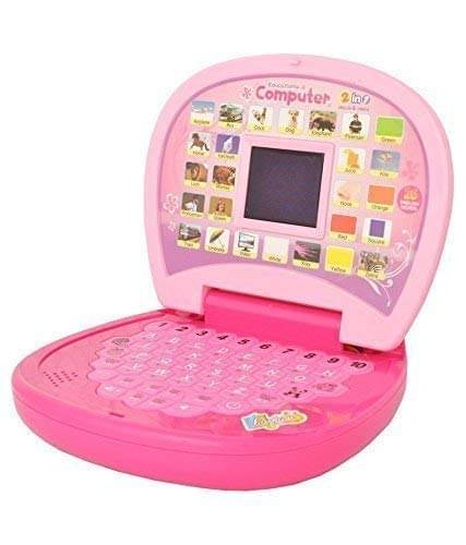 FREEDY Educational Learning Laptop for Kids with LED Display, Alphabet ABC and 123 Number Learning Computer for Kids (Pink) FREEDY Educational Learning Laptop for Kids with LED Display, Alphabet ABC and 123 Number Learning Computer for Kids (Pink)