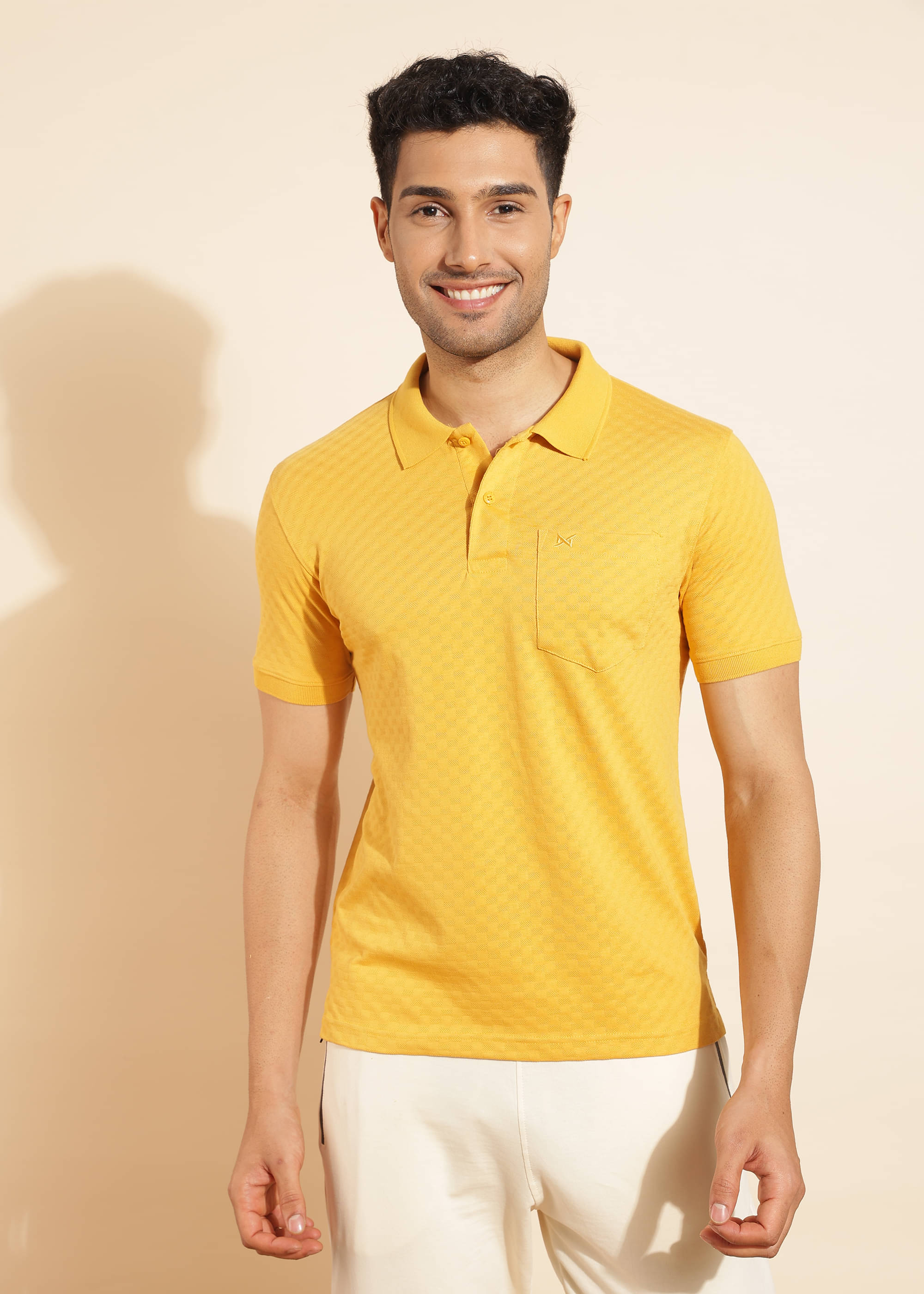     			Force NXT Gold Cotton Regular Fit Men's Sports Polo T-Shirt ( Pack of 1 )