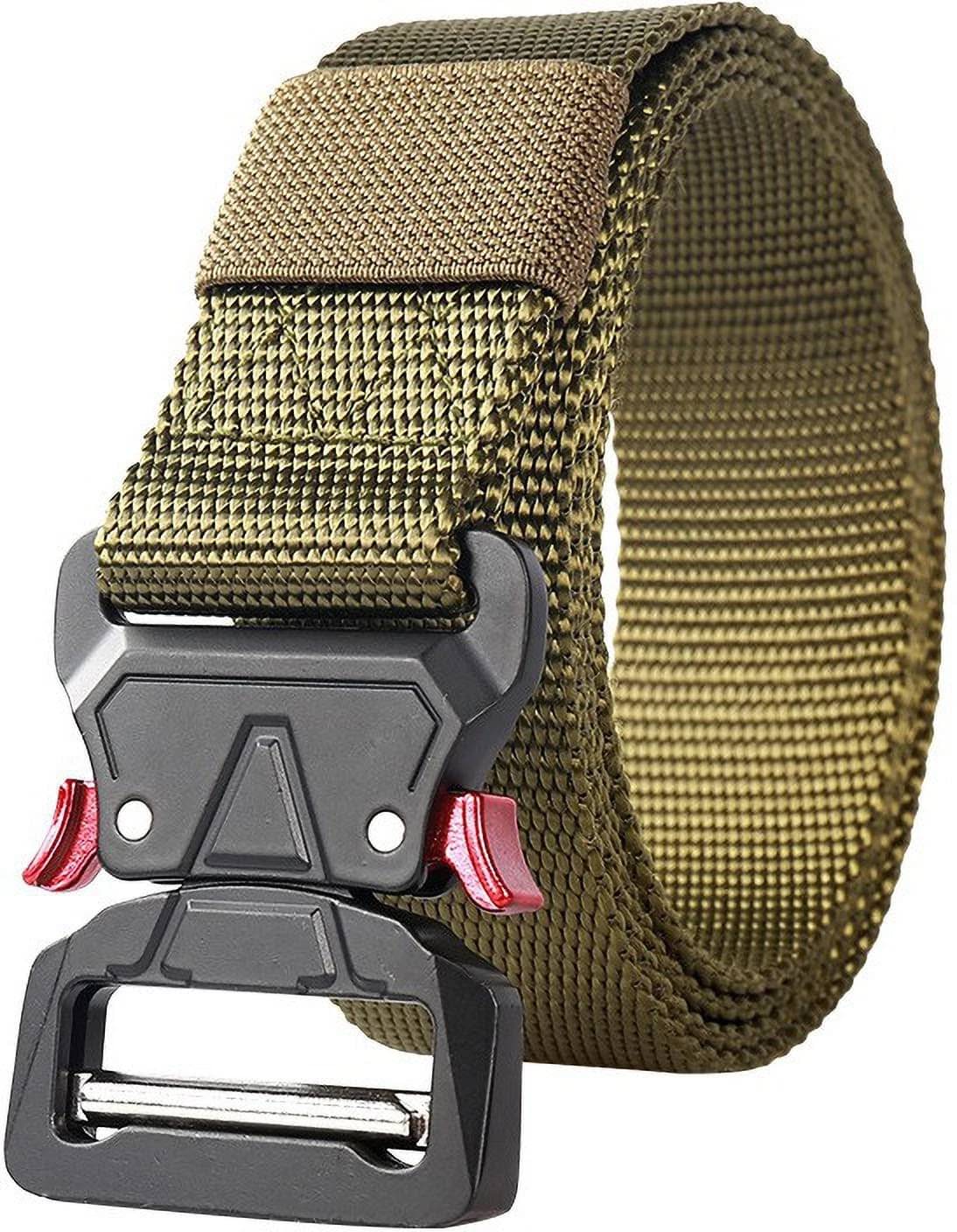 Front Look - Green Nylon Men's Casual Belt ( Pack of 1 ) Front Look - Green Nylon Men's Casual Belt ( Pack of 1 )