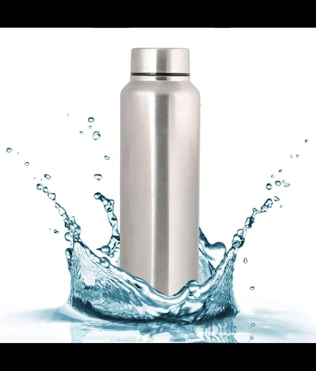     			GS STEEL GS STEEL WOTER BOTTLE Silver Stainless Steel Water Bottle 1000 mL ( Set of 1 )
