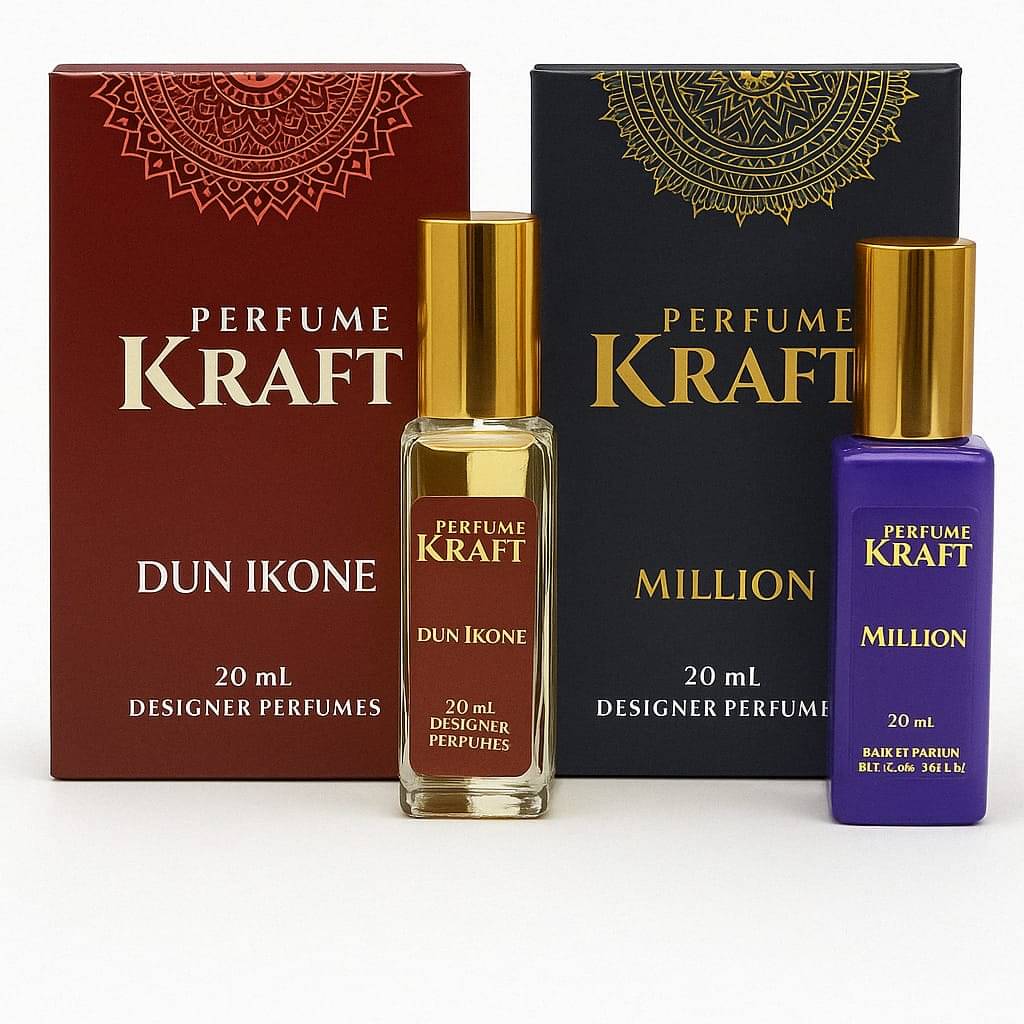     			Perfume Kraft Dun Ikone and Million Inspired Version Perfumes of 20 ml each