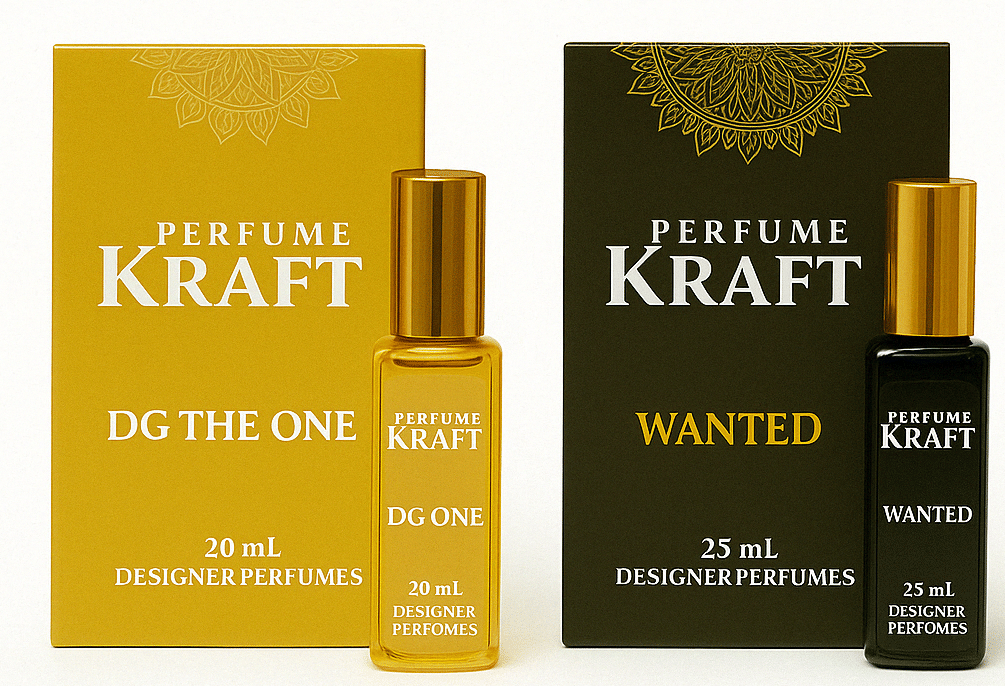     			Perfume Kraft D G The One and Wanted Inspired Version Perfumes of 20 ml each