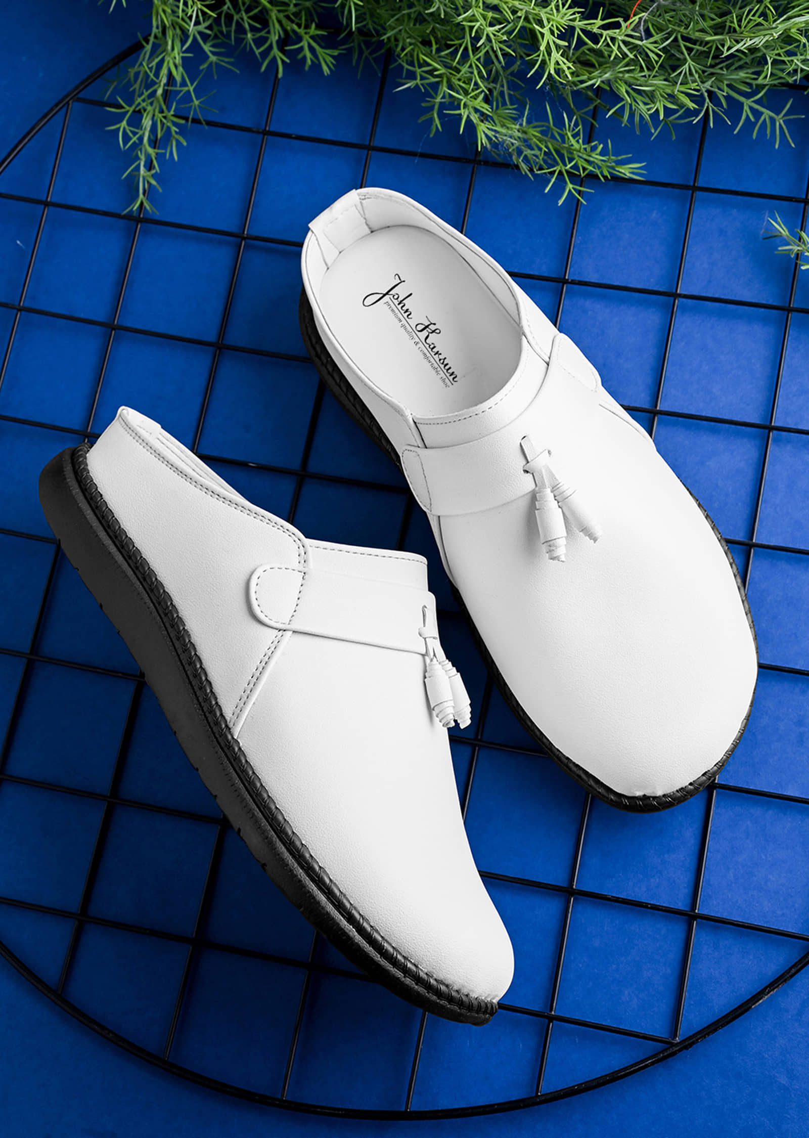 John Karsun - White Men's Sandals
