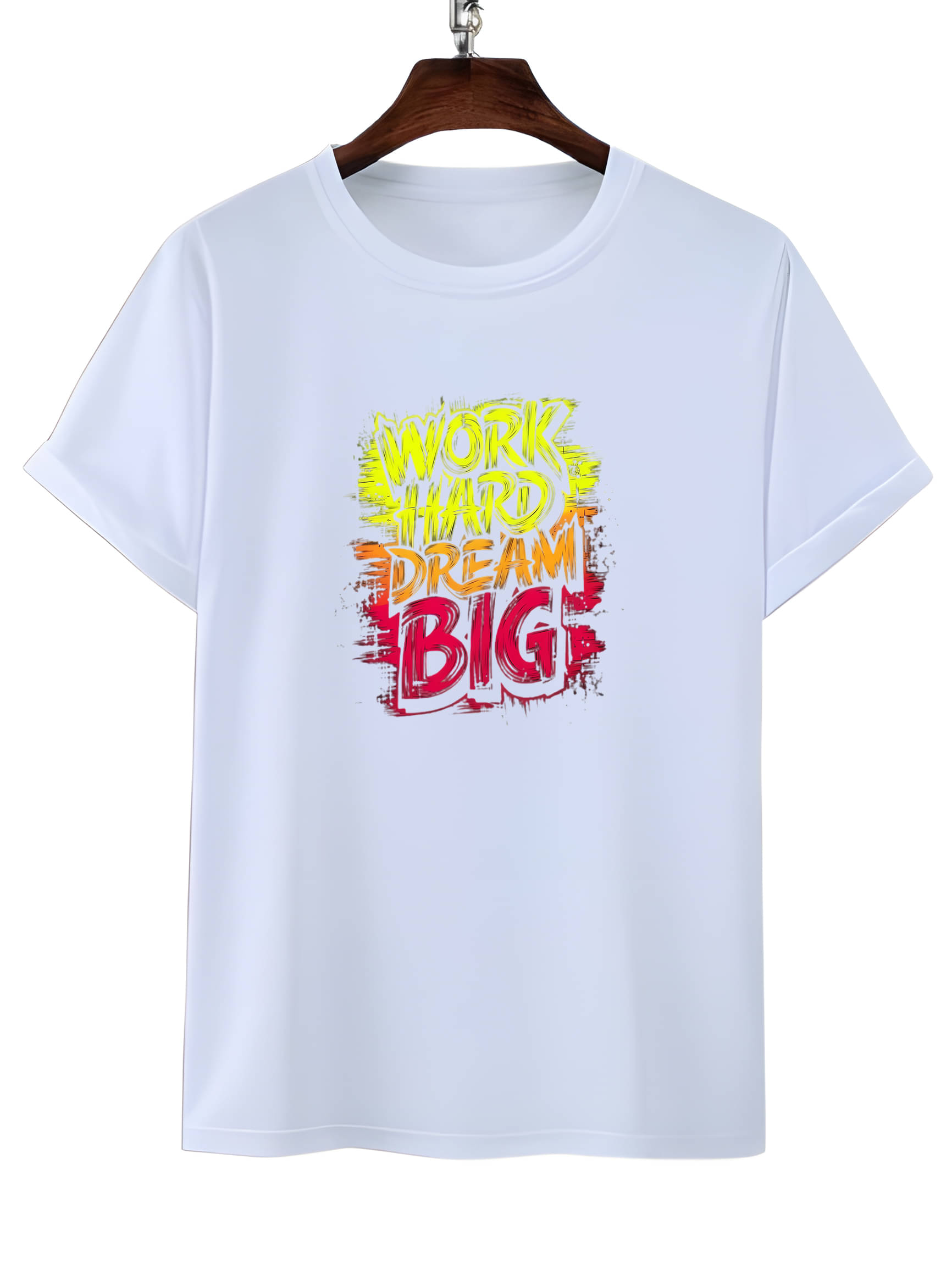     			LUXELOOT Men Polyester Regular Fit Printed T-Shirt ( White )
