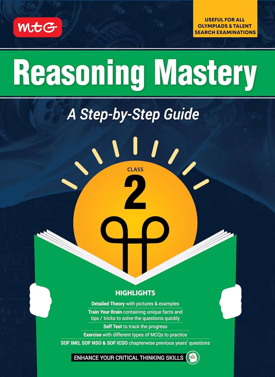     			MTG Class-2 Reasoning Mastery Book | A Step-by-Step Guide | Useful For All Olympiads & Talent Search Exam 2025-26