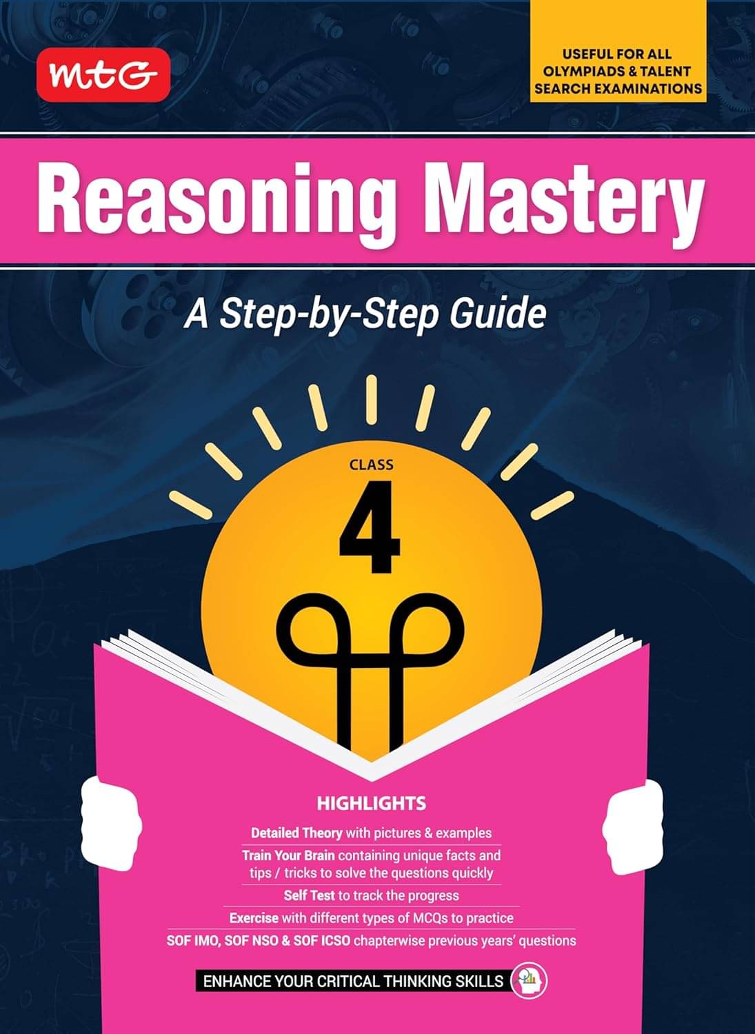     			MTG Class-4 Reasoning Mastery Book | A Step-by-Step Guide | Useful For All Olympiads & Talent Search Exam 2025-26