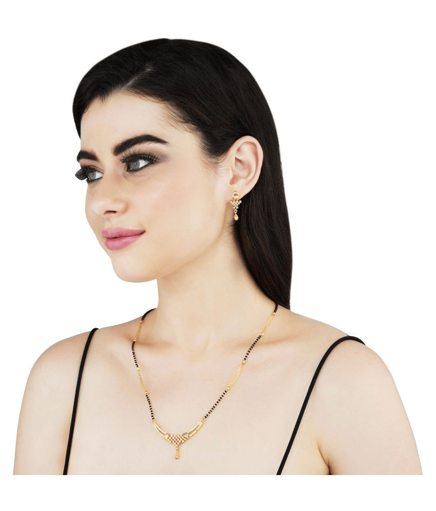     			Opus Gems Black Mangalsutra Set ( Pack of 1 )