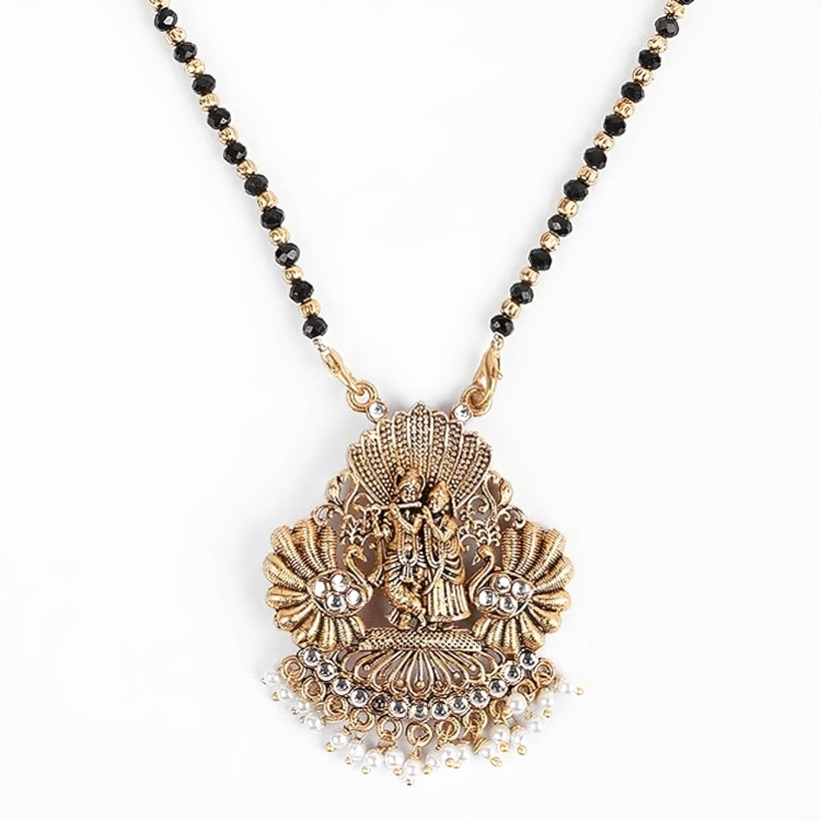     			Opus Gems Black Mangalsutra Set ( Pack of 1 )