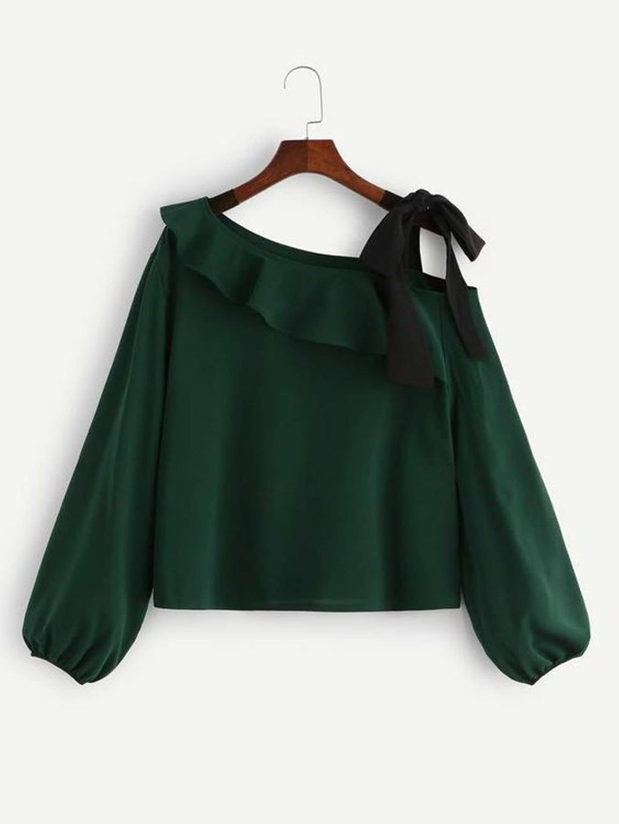 RC NEOEN Women's Crepe Tiered Top ( Green )