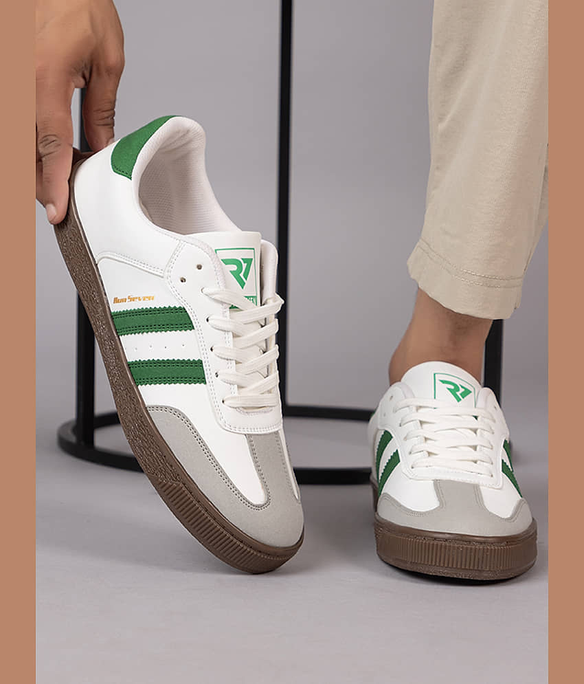 RUN SEVEN by GO21 Comfort|Summer|Trendy|Outdoor White Men's