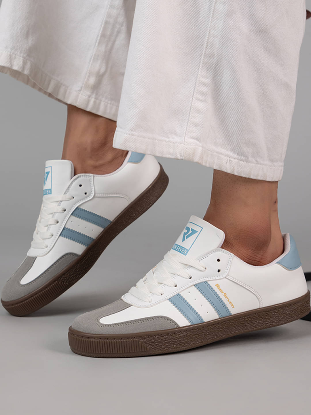     			RUN SEVEN ( by GO21 ) Comfort|Summer|Trendy|Outdoor Blue Men's Sneakers