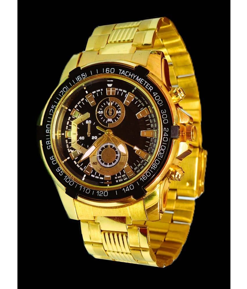 Renaissance Traders Gold Metal Analog Men's Watch