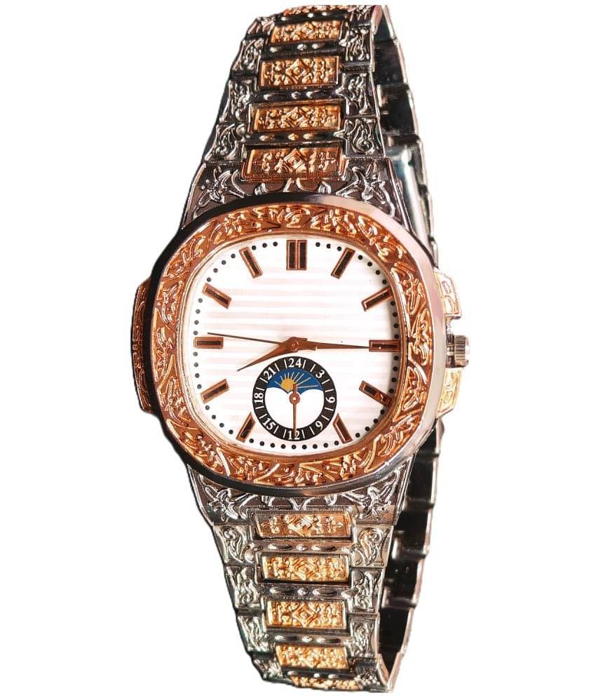     			Renaissance Traders Multicolor Metal Analog Men's Watch
