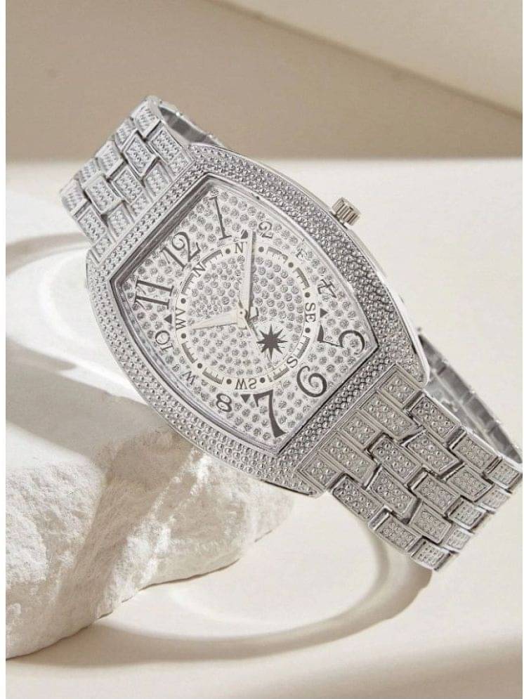     			Renaissance Traders Silver Metal Analog Men's Watch