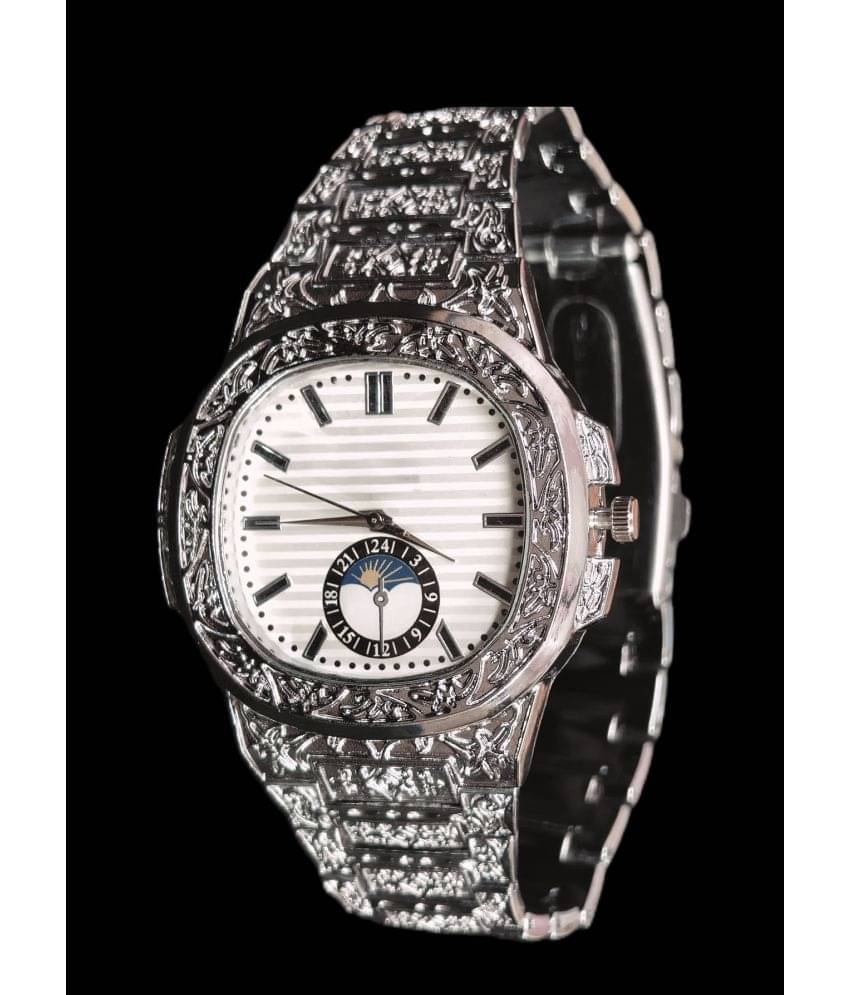     			Renaissance Traders Silver Metal Analog Men's Watch