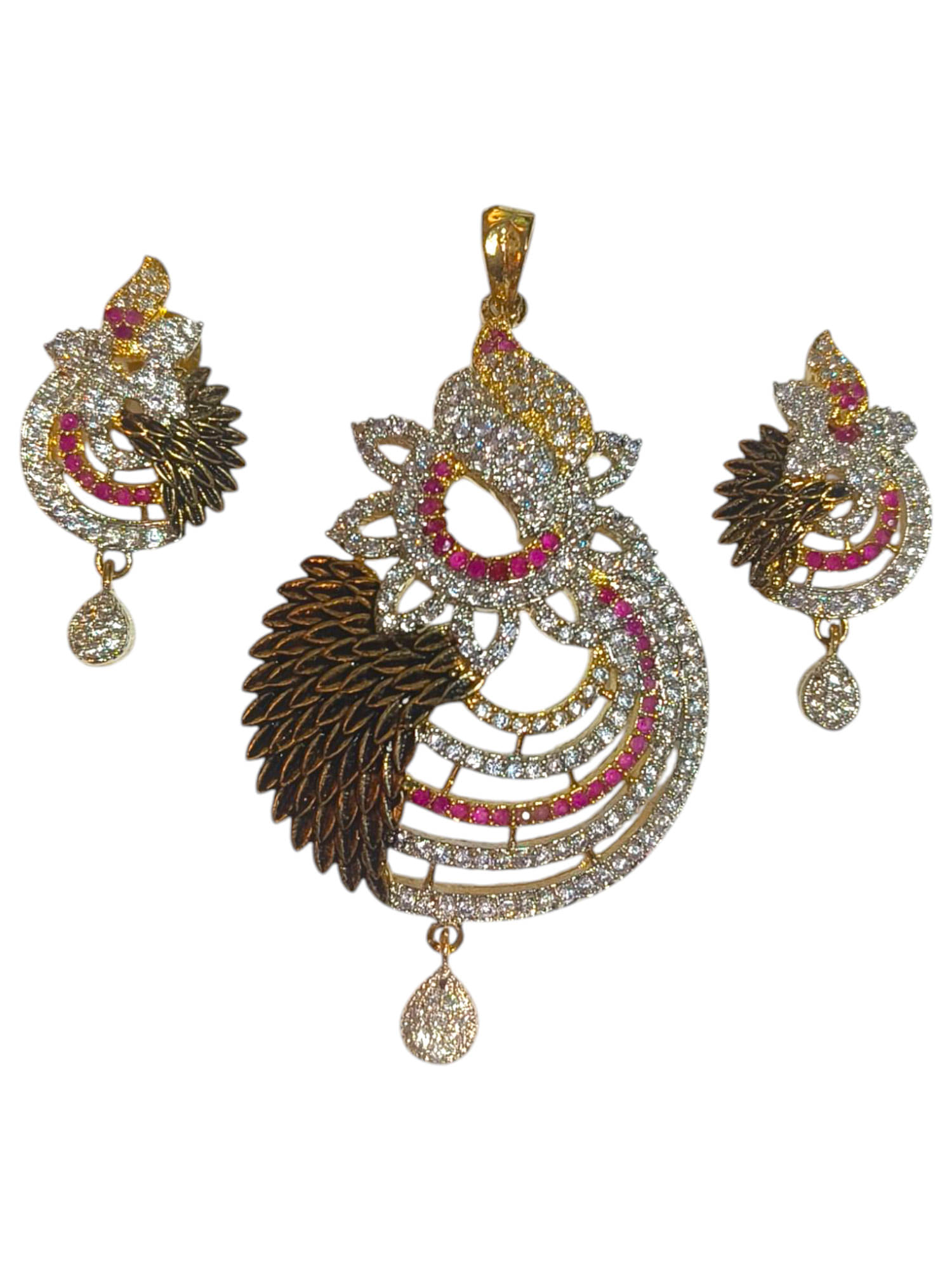    			RinGold Red Pendant set ( Pack of 1 )