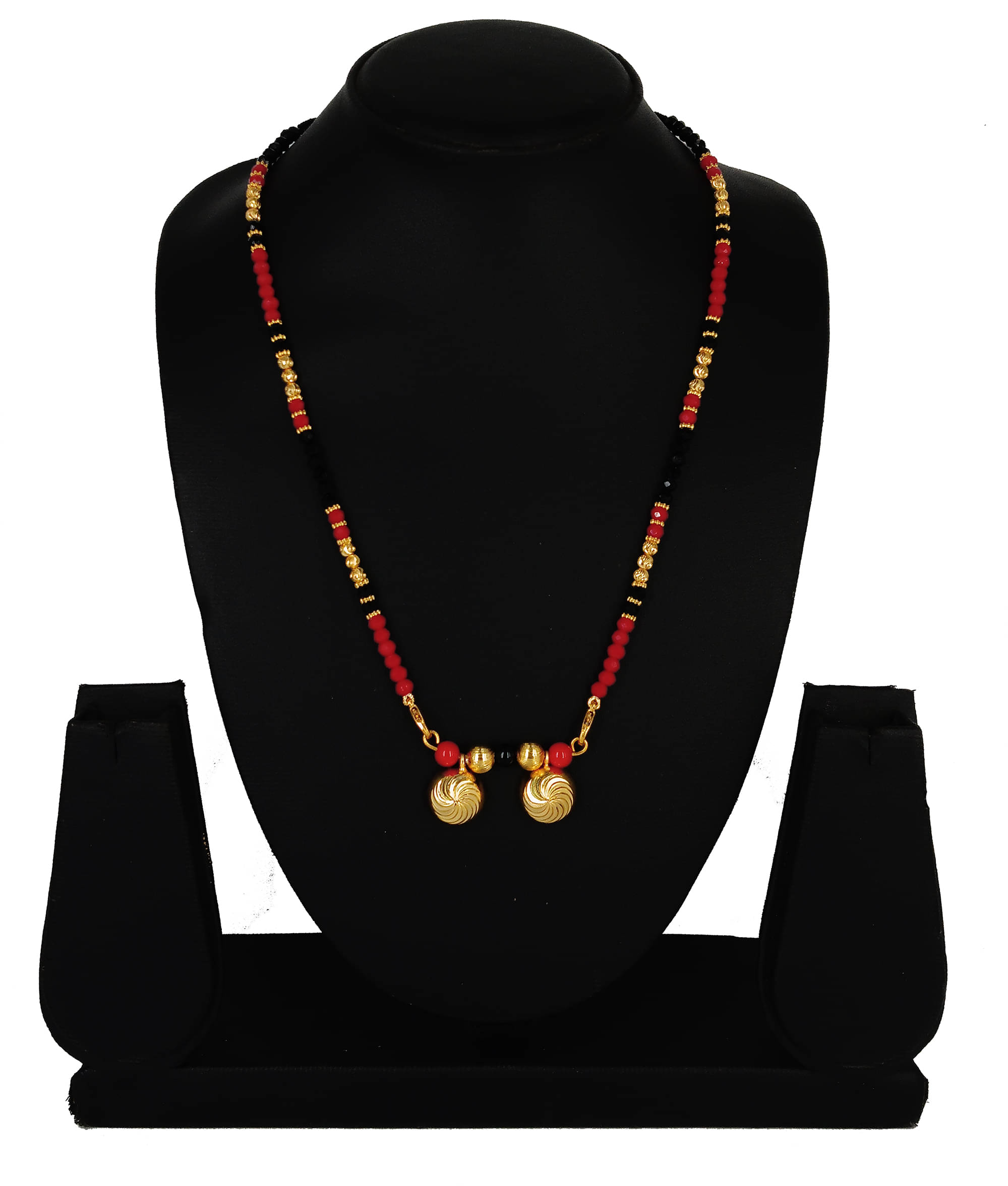     			SHANKHRAJ MA LL Golden Mangalsutra ( Pack of 1 )
