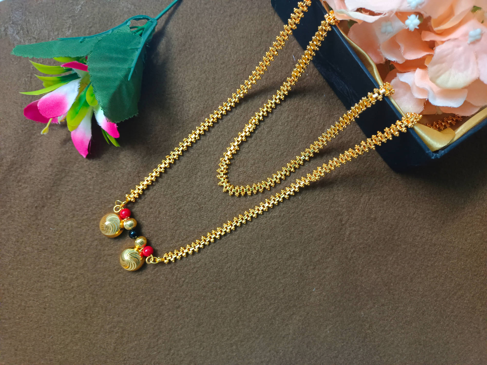 SHANKHRAJ MA LL Golden Mangalsutra ( Pack of 1 ) SHANKHRAJ MA LL Golden Mangalsutra ( Pack of 1 )