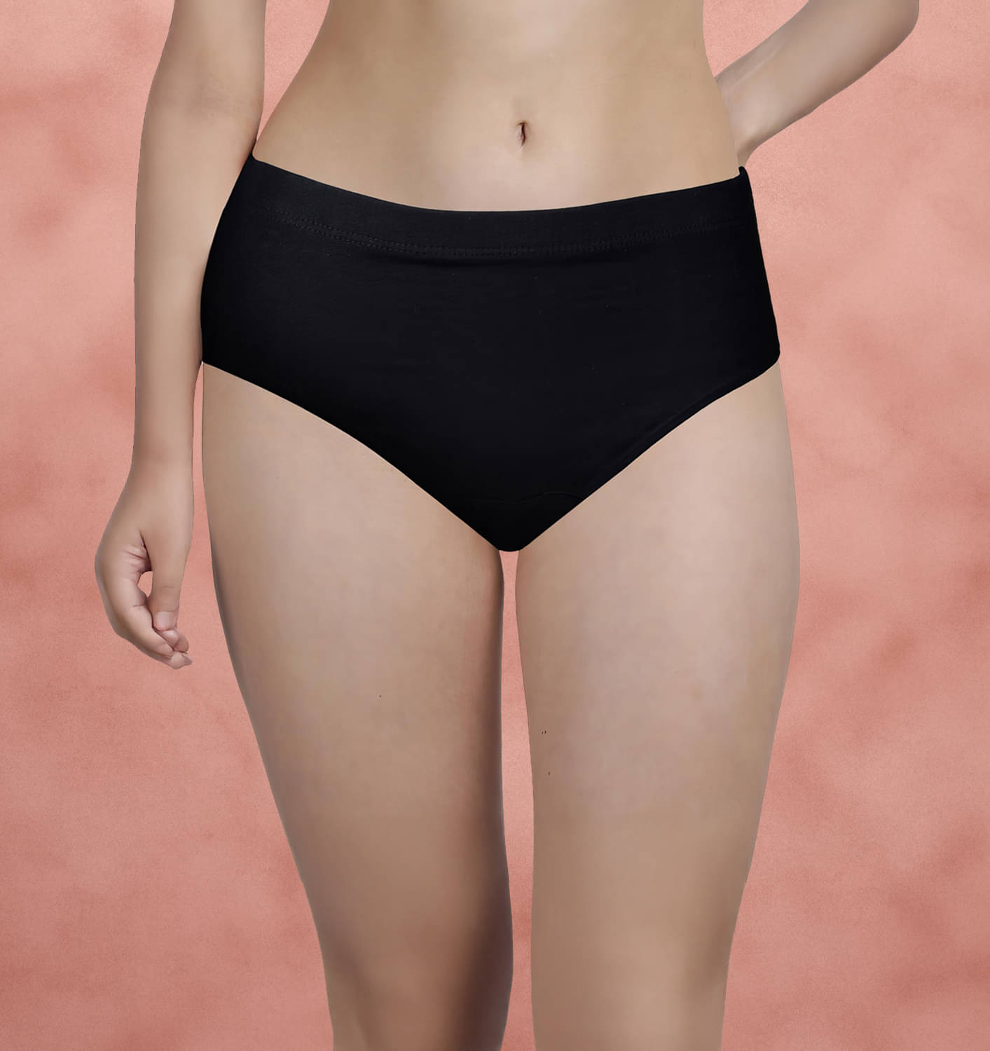     			Susie Pack of 1 Cotton Hipster For Women ( Black )