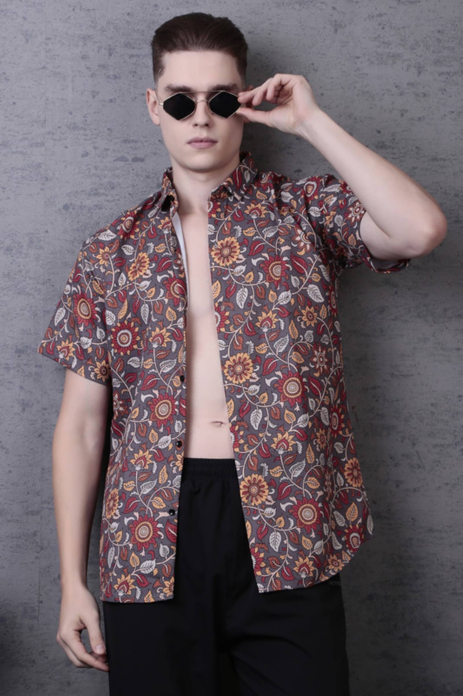 Tater Garments Polyester Regular Fit Printed Half Sleeves Men's Casual Shirt - Multicolor ( Pack of 1 )     			Tater Garments Polyester Regular Fit Printed Half Sleeves Men's Casual Shirt - Multicolor ( Pack of 1 )