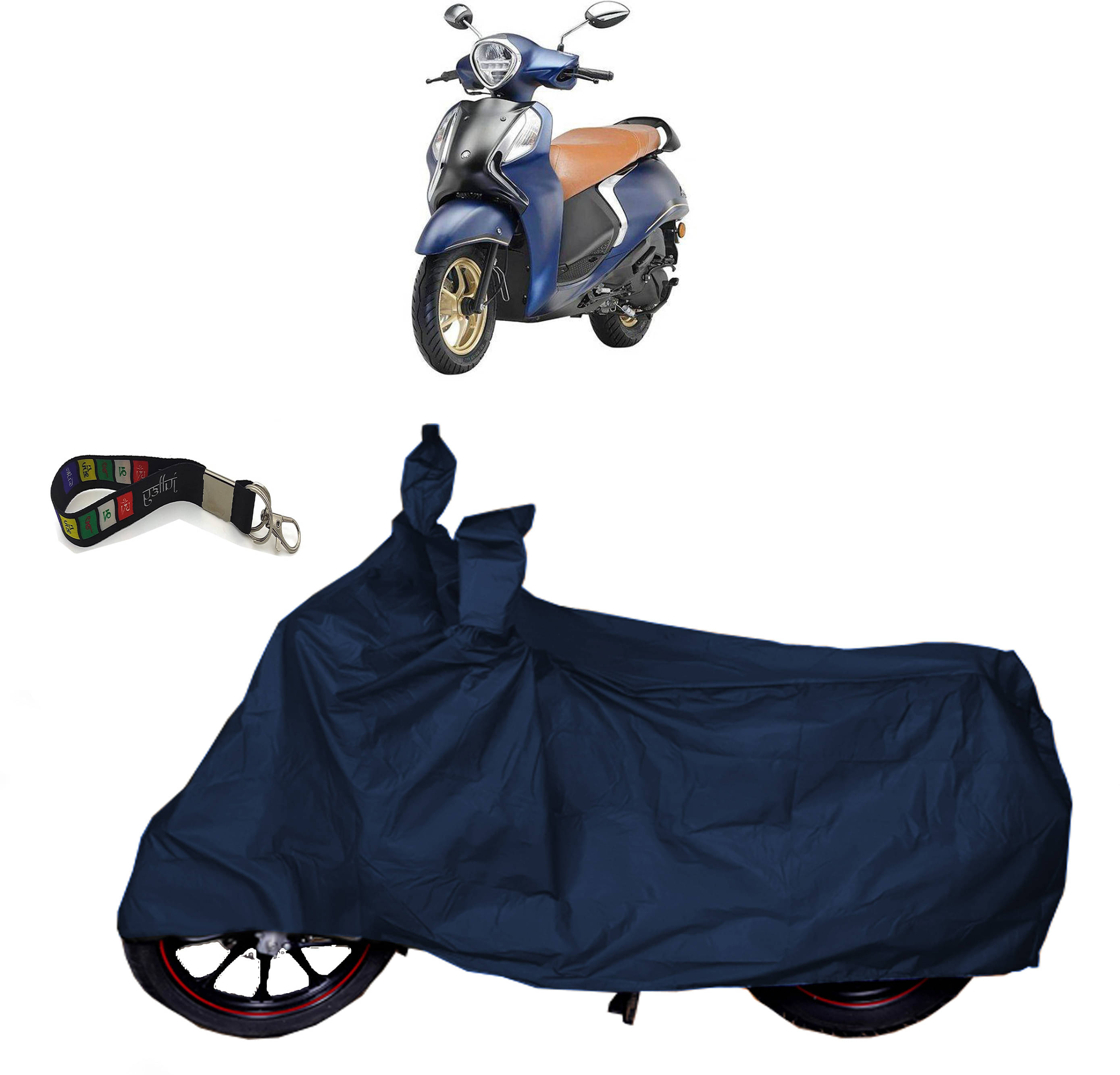     			UKIGAL Bike Body Cover for Yamaha ( Pack of 1 ) , Blue