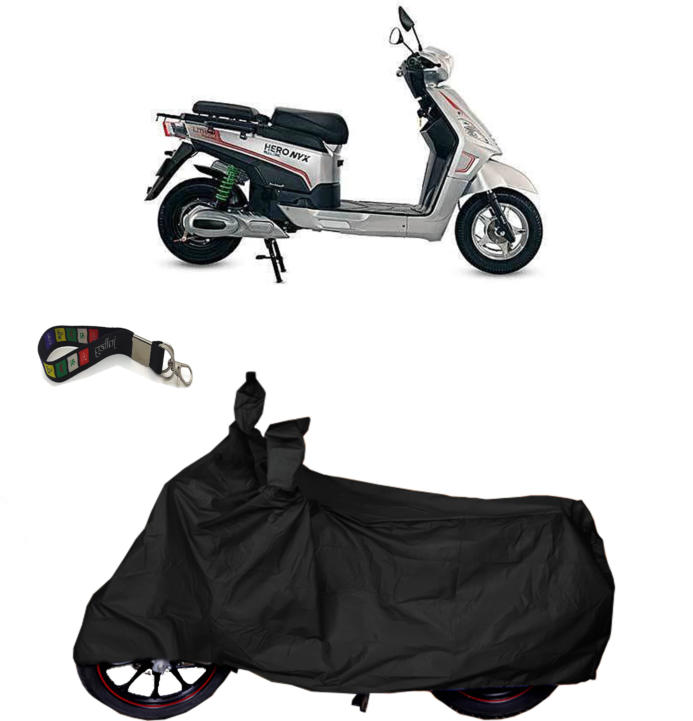     			UKIGAL Bike Body Cover for Hero ( Pack of 1 ) , Black