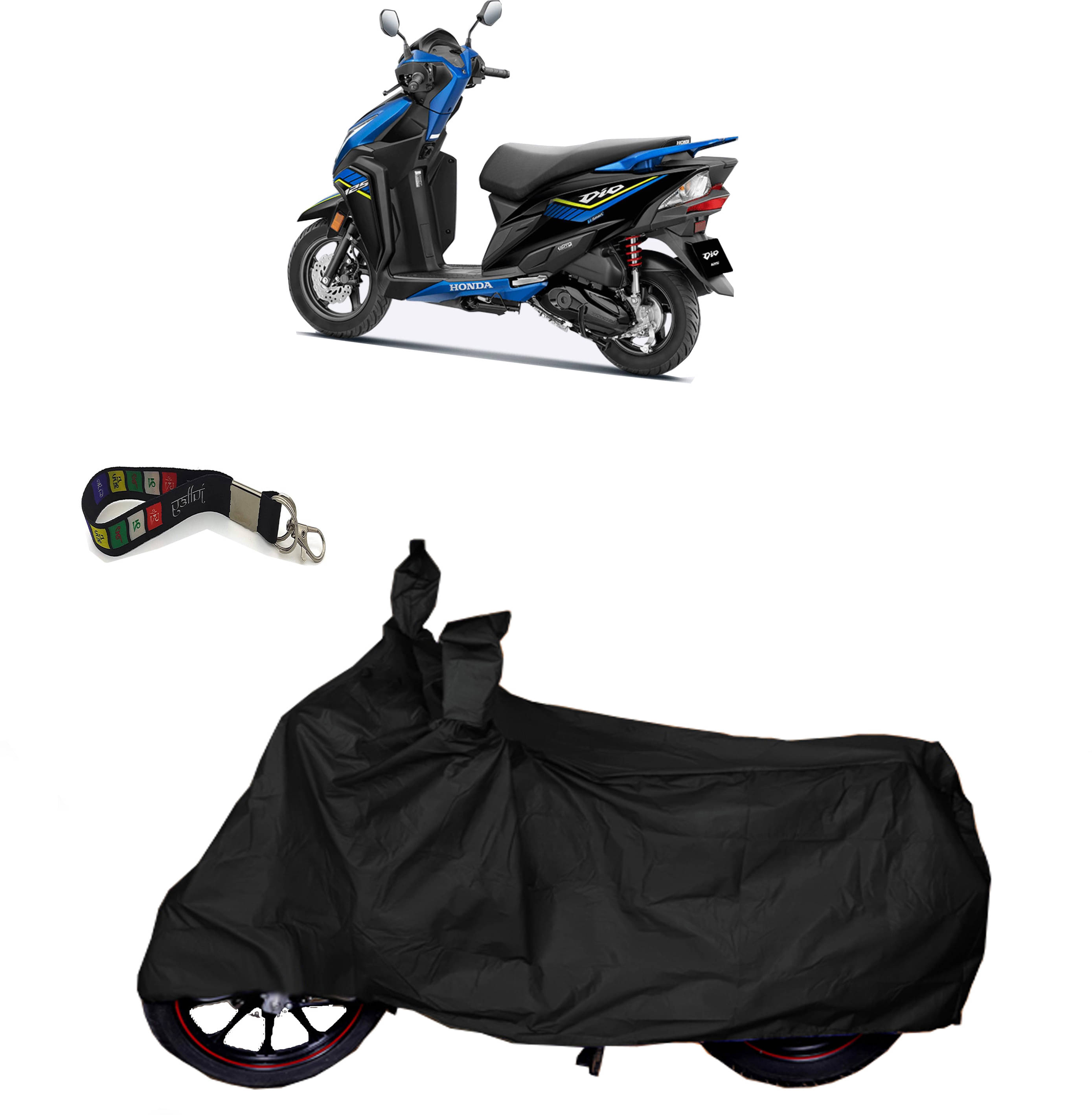 UKIGAL Bike Body Cover for Honda ( Pack of 1 ) , Black     			UKIGAL Bike Body Cover for Honda ( Pack of 1 ) , Black
