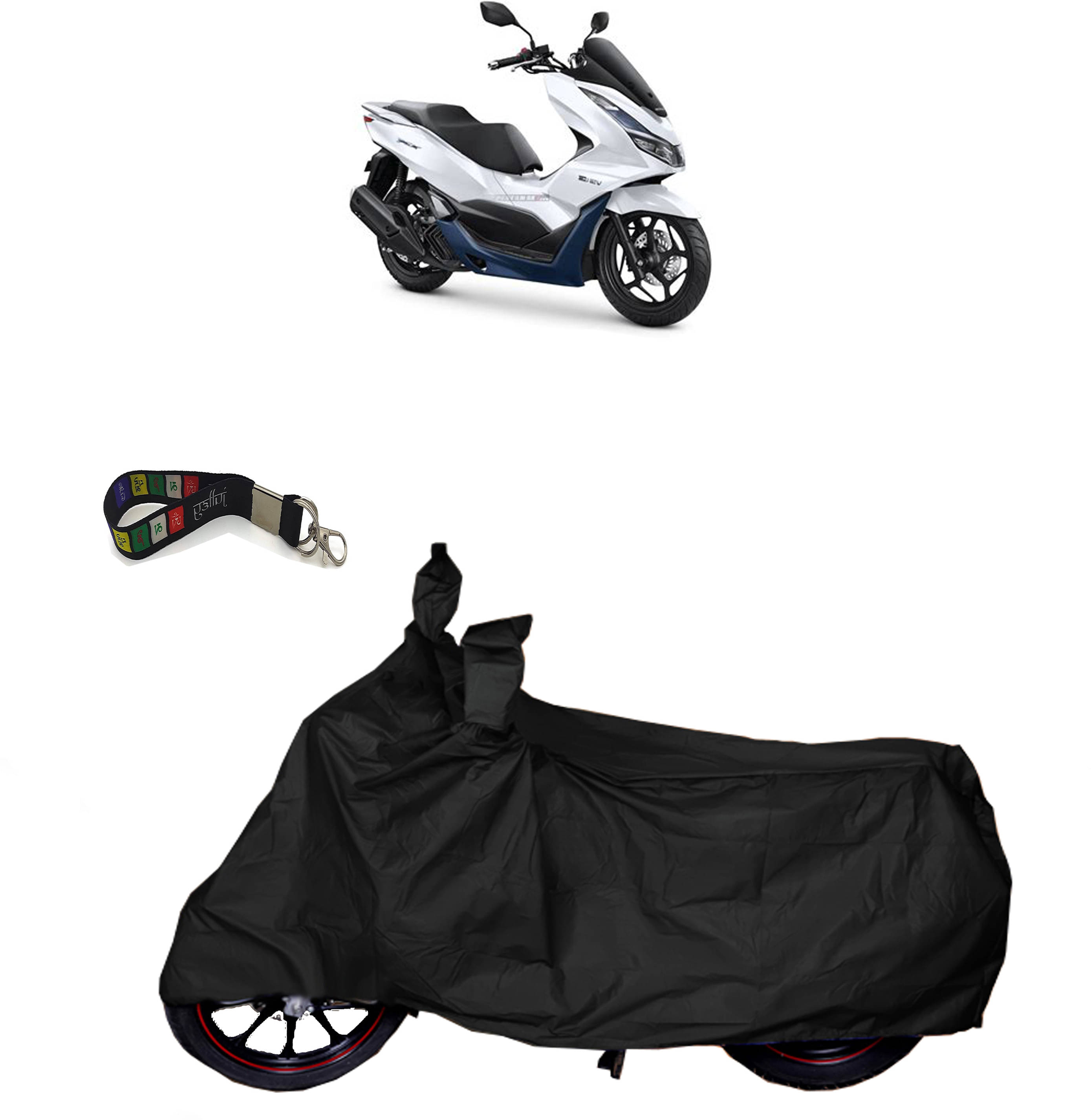     			UKIGAL Bike Body Cover for Honda ( Pack of 1 ) , Black