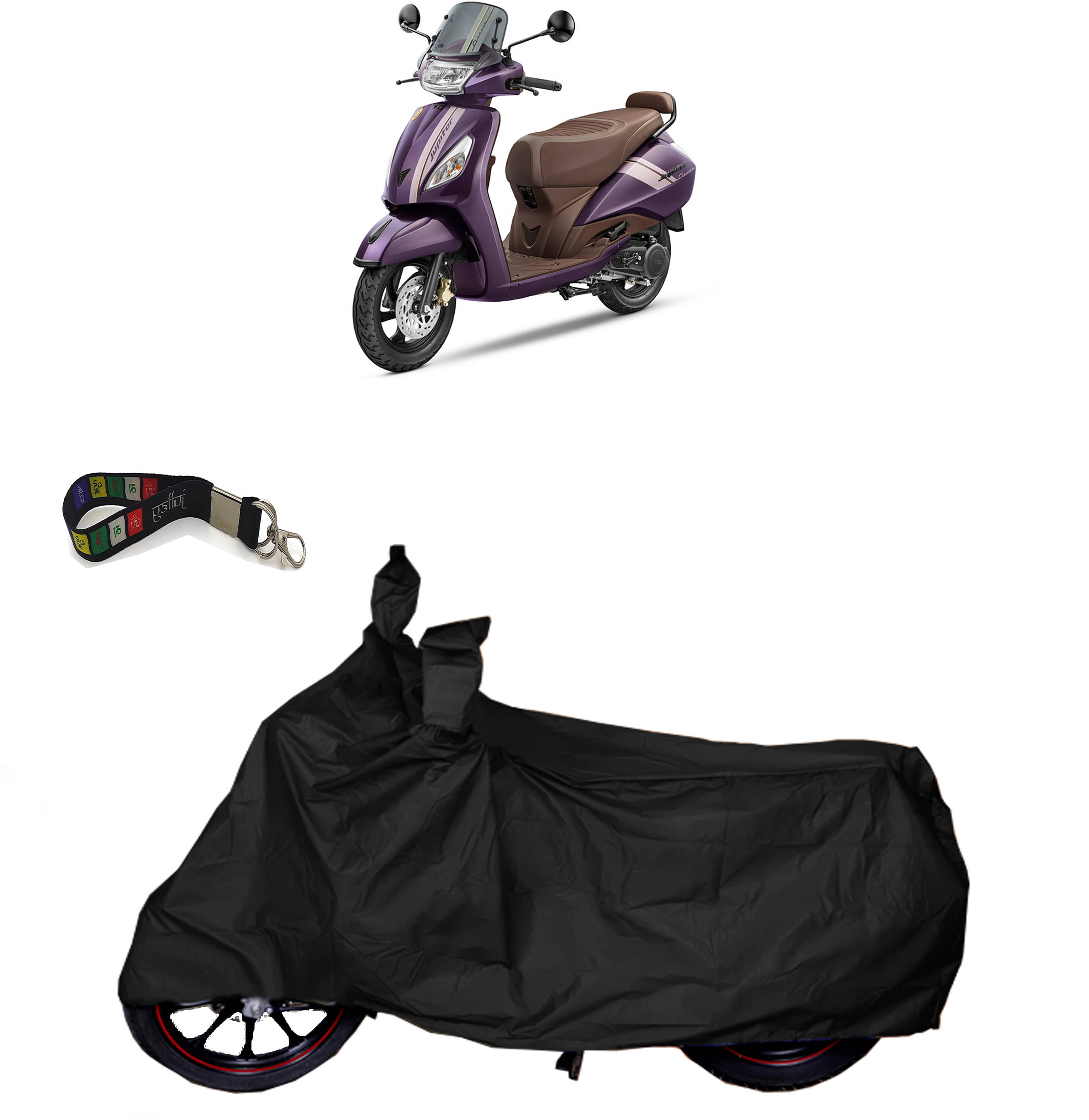 UKIGAL Bike Body Cover for TVS ( Pack of 1 ) , Black     			UKIGAL Bike Body Cover for TVS ( Pack of 1 ) , Black