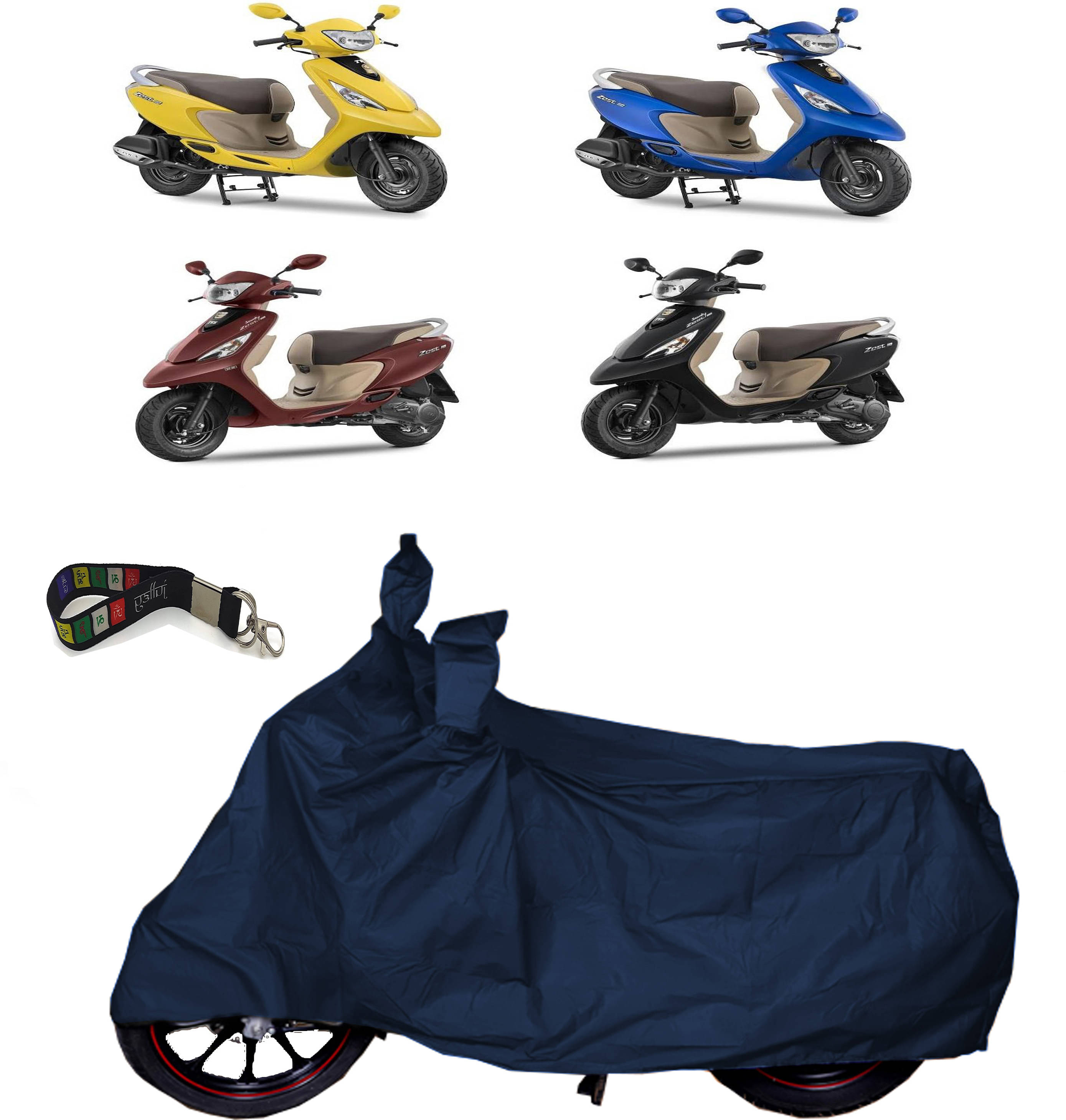 UKIGAL Bike Body Cover for TVS ( Pack of 1 ) , Blue     			UKIGAL Bike Body Cover for TVS ( Pack of 1 ) , Blue