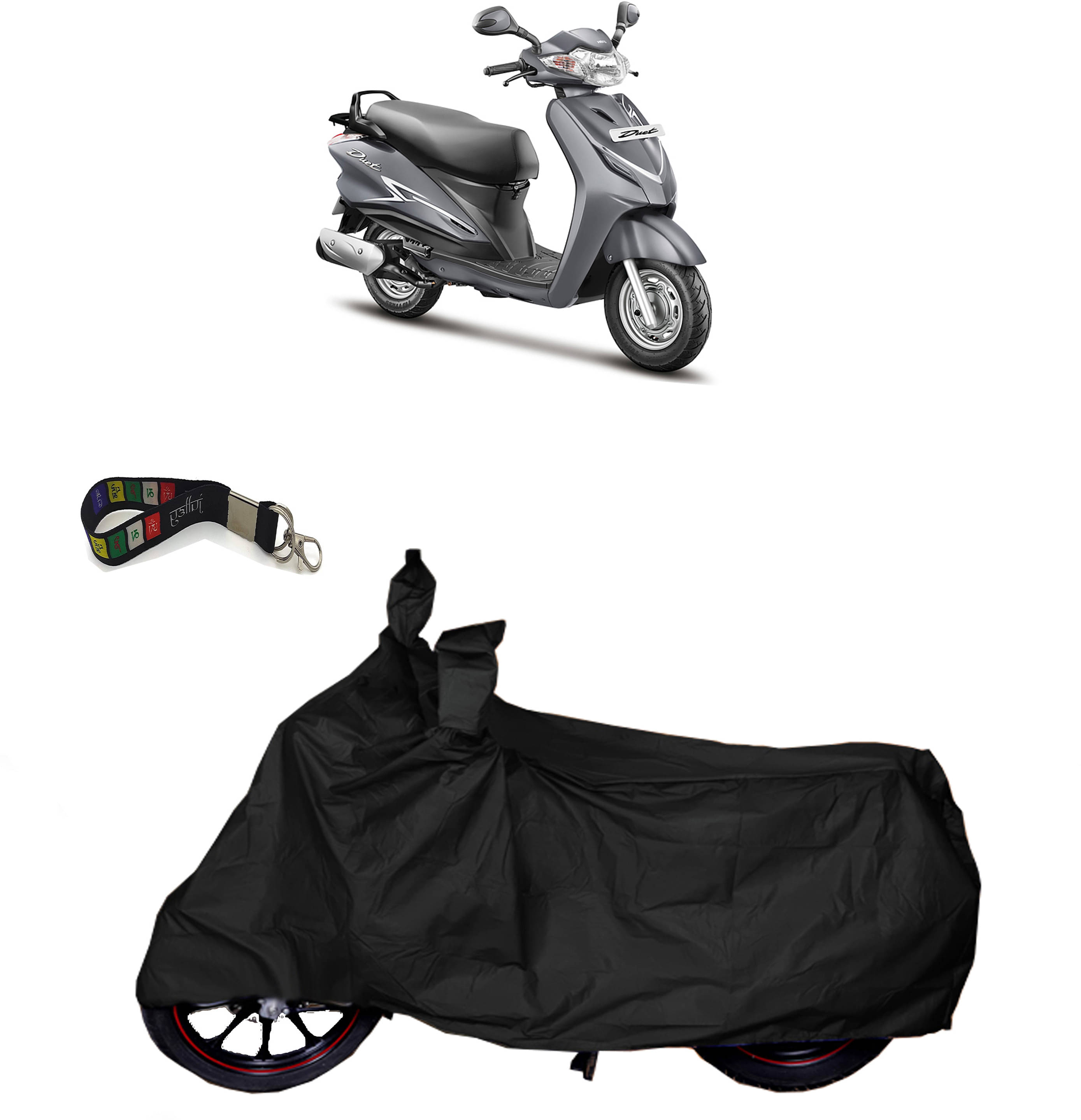 UKIGAL Bike Body Cover for Hero ( Pack of 1 ) , Black     			UKIGAL Bike Body Cover for Hero ( Pack of 1 ) , Black