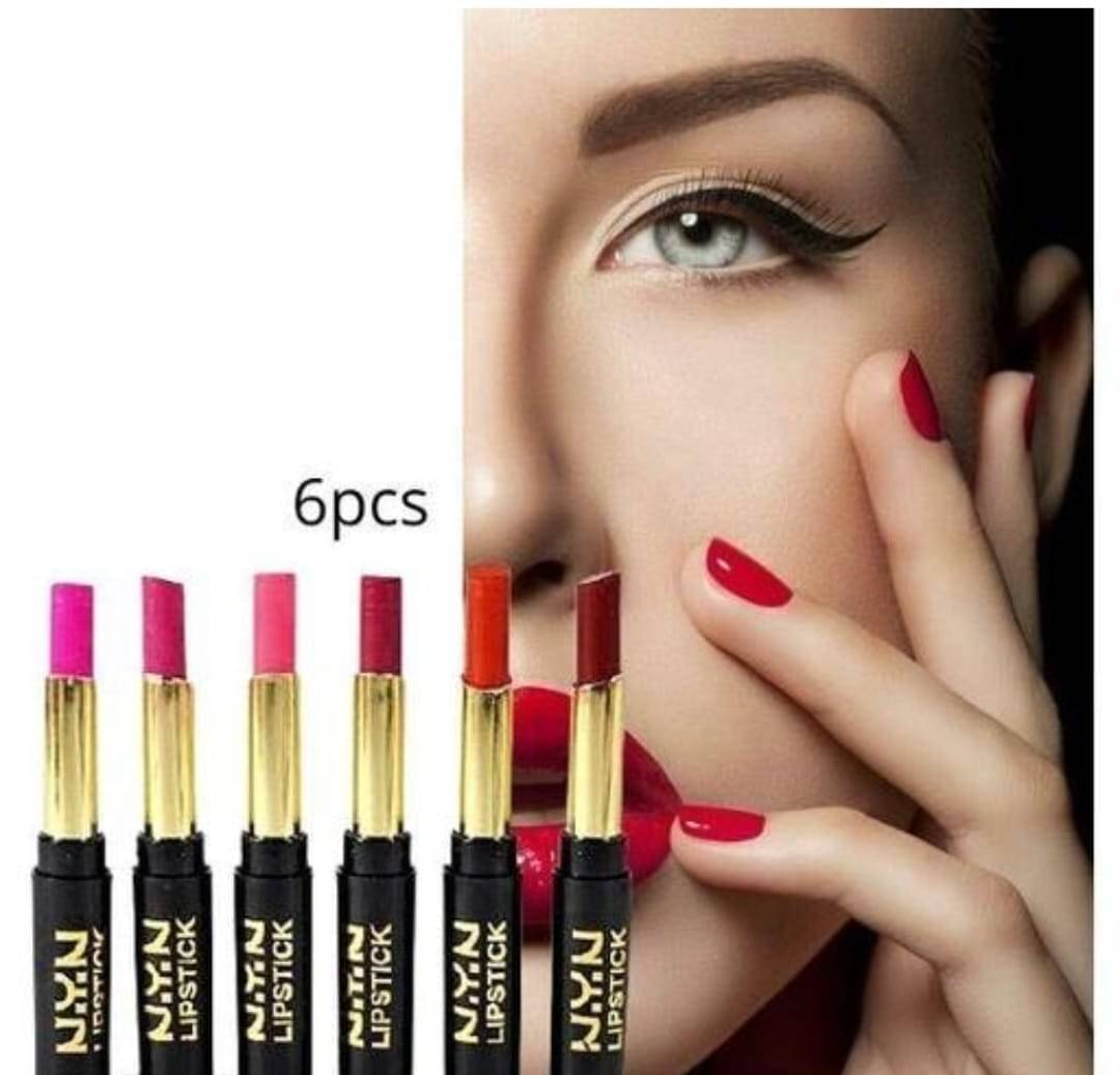 Venus Traders Multi Matte Long Lasting Crayon Lipstick ( Pack of 6 ) Venus Traders Multi Matte Long Lasting Crayon Lipstick ( Pack of 6 )