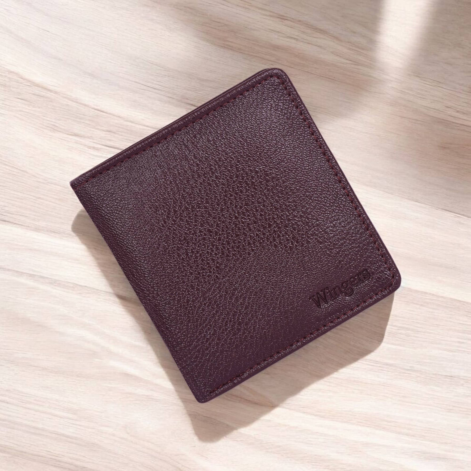    			Wingers PU Leather Unisex Card Holder ( Pack of 1 )