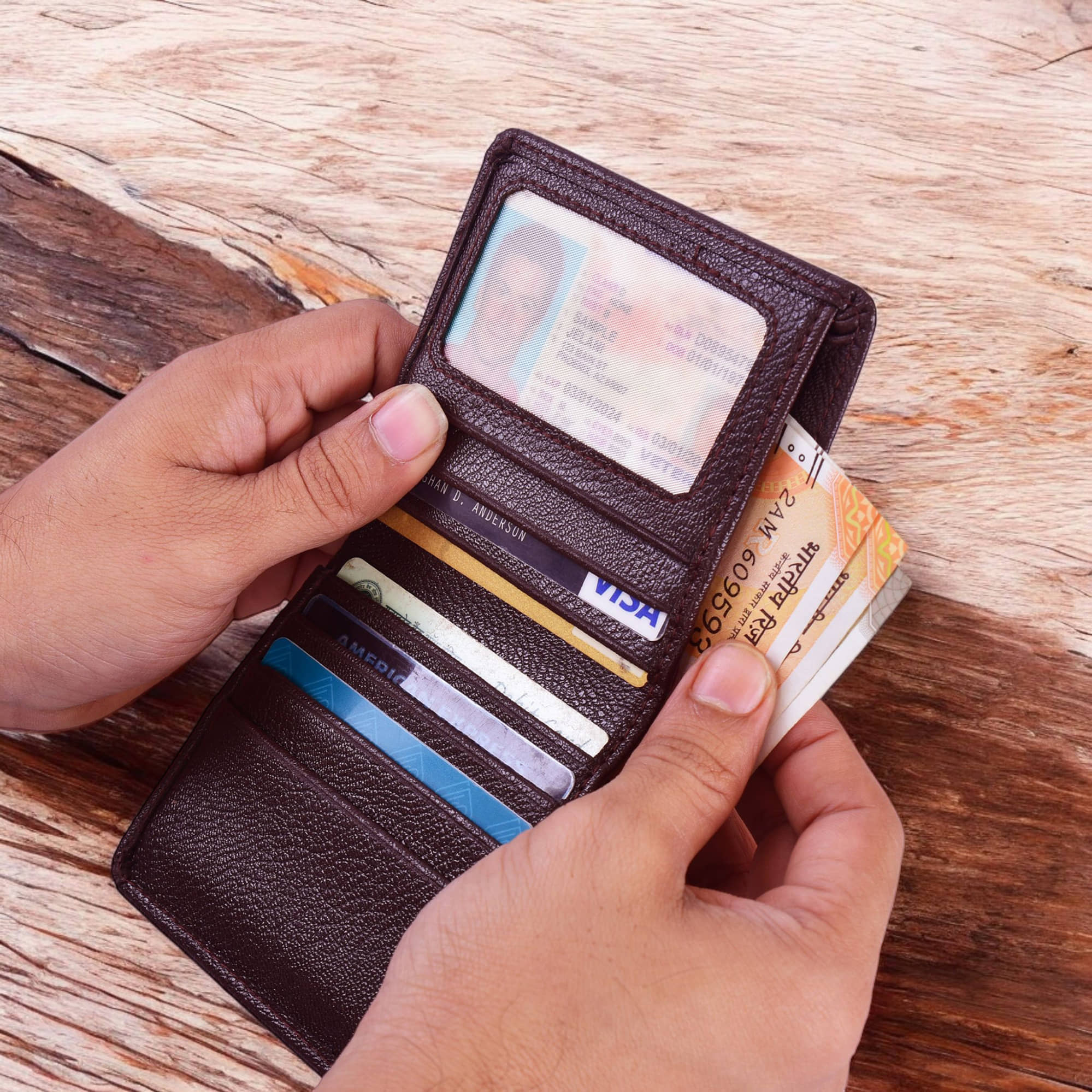 Wingers PU Leather Unisex Card Holder ( Pack of 1 ) - Handbags | Buy online on ZillyBuy