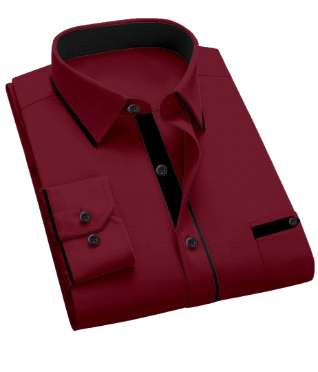     			DEVILFASHION Rayon Regular Fit Solids Full Sleeves Men's Casual Shirt - Maroon ( Pack of 1 )