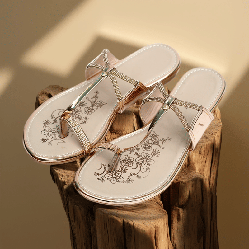 Dream Makers Gold Women's Flats