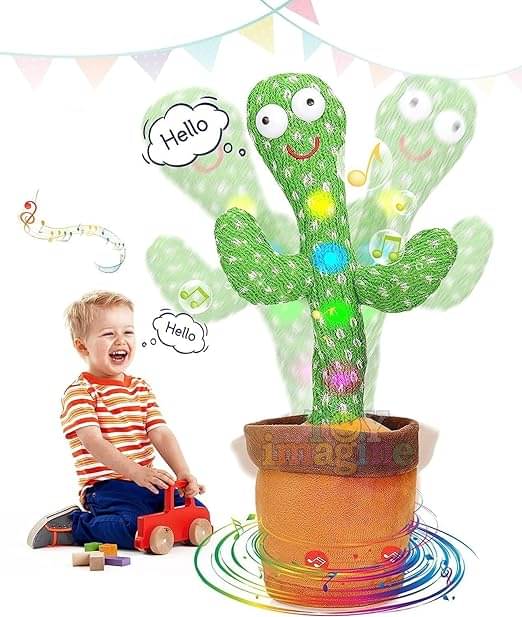 FREEDY Dancing Cactus Toy, Talking Repeat Singing (Multicolor) ( pack of 1 ) (Multicolor) FREEDY Dancing Cactus Toy, Talking Repeat Singing (Multicolor) ( pack of 1 ) (Multicolor)