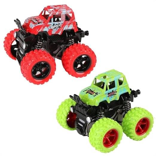 FREEDY Monster Car Toy For Kids Powered Mini Monster Cars With Big Rubber Tires(pack 1)  (Multicolor, Pack of: 1)     			FREEDY Monster Car Toy For Kids Powered Mini Monster Cars With Big Rubber Tires(pack 1)  (Multicolor, Pack of: 1)