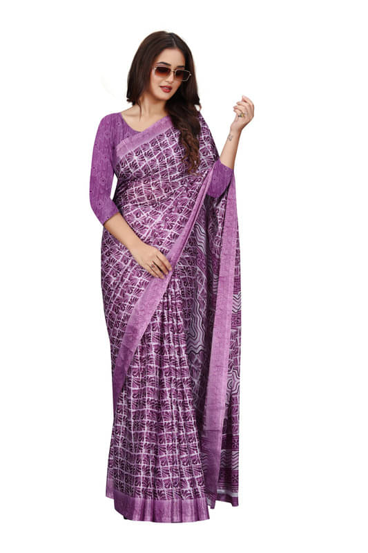 Fashion Studio Chiffon Printed Saree With Unstitched Blouse Piece ( Multicolor )     			Fashion Studio Chiffon Printed Saree With Unstitched Blouse Piece ( Multicolor )