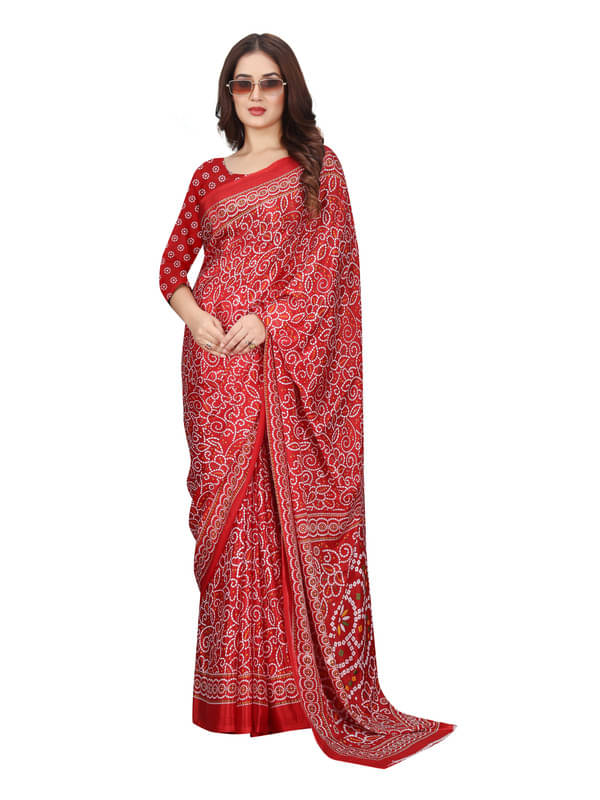 Fashion Studio Georgette Printed Saree With Unstitched Blouse Piece ( Multicolor ) Fashion Studio Georgette Printed Saree With Unstitched Blouse Piece ( Multicolor )