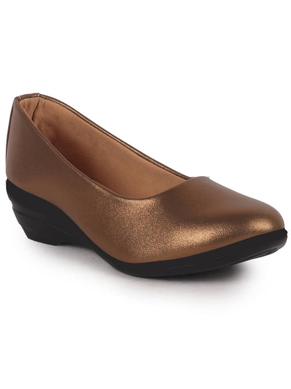     			Fausto Brown Women's Casual Ballerinas