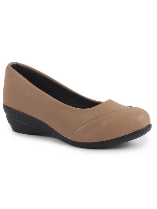     			Fausto Camel Women's Formal Ballerinas